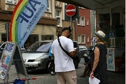 200815 AUF Aktion gegen AfD Kundgebung Markenstrasse